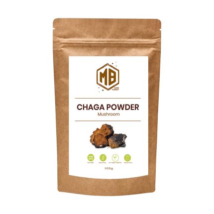 MB Superfoods Chaga Mushroom Powder – finely milled Chaga for tea and recipes