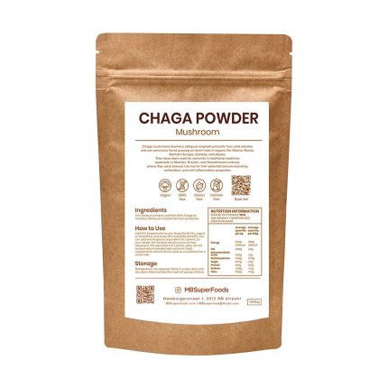Chaga Mushroom Powder – Immune Support & Antioxidants