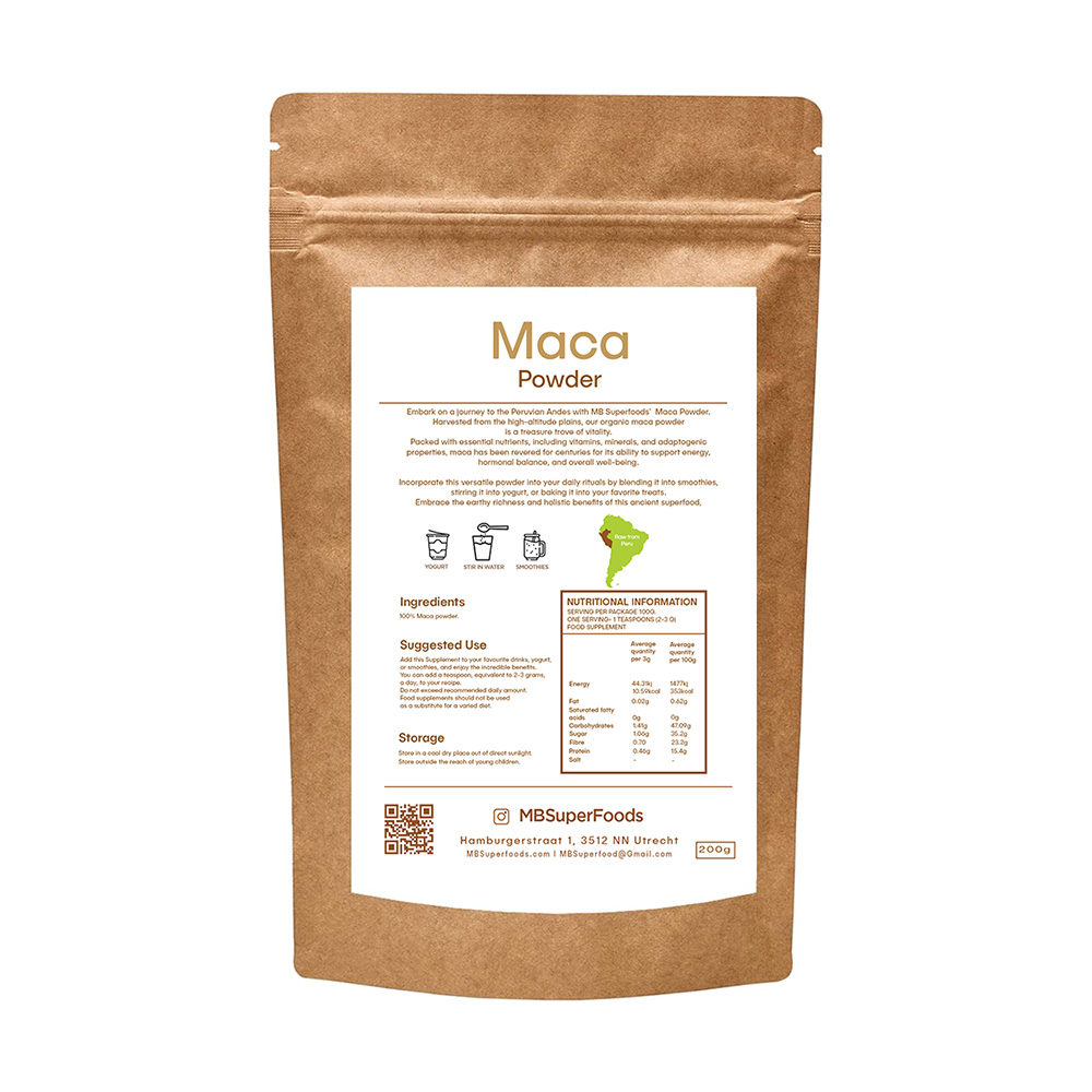 Maca Powder – Supports Energy & Hormonal Balance Maca Powder – Natural Energy & Stamina Boost
