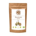 MB Superfoods Baobab Powder 200g in resealable pouch made from 100% baobab fruit powder