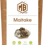 MB Superfoods Maitake Mushroom Powder 100g pouch showcasing 100% pure, natural culinary ingredient.