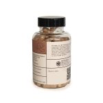 Shiitake mushroom capsules bottle by MB Superfoods 120 capsules natural mushroom supplement back label view