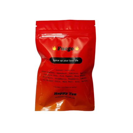 FUEGO tea happy tea pouch by mb superfoods libido tea damiana chilli maca cordyceps