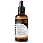MB Superfoods Chaga Extract Drops 50ml back label showing ingredients dosage instructions and ultrasound-assisted extraction method