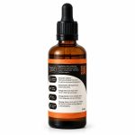 MB Superfoods Cordyceps Extract Drops 50ml back label showing ingredients dosage and ultrasound-assisted extraction method