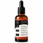 MB Superfoods Reishi Extract Drops 50ml side label showing Ganoderma lucidum extract, vegan formula and premium quality features